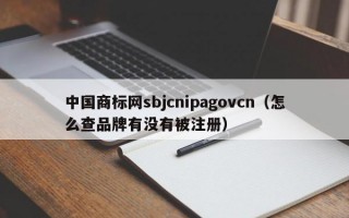 中国商标网sbjcnipagovcn（怎么查品牌有没有被注册）